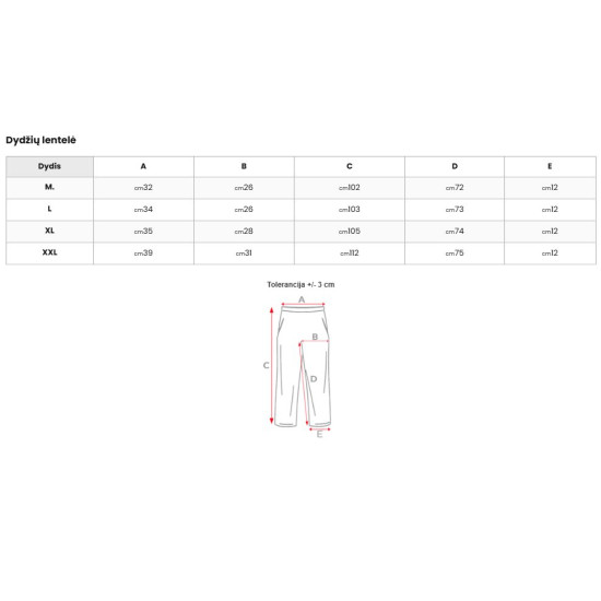 Vyriškos tamsiai pilkos kelnės Astin Laisvalaikio kelnės