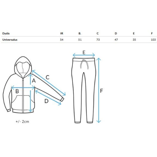 Moteriškas rusvas laisvalaikio komplektas Daval Moteriški komplektai
