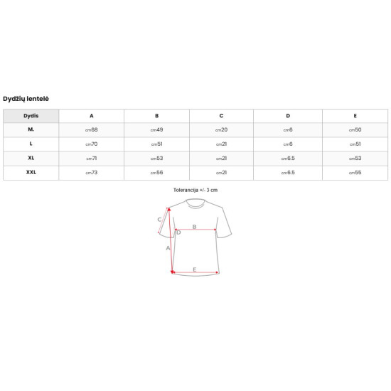 Vyriški juodi marškinėliai Max Marškinėliai su užrašais