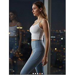 Women's blue tracksuit trousers Nomi