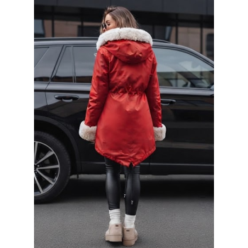 Raudona moteriška striukė Moly