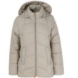 Rusvos spalvos moteriška striukė Camil