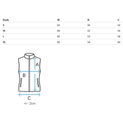 Moteriška juoda dygsniuota liemenė Foxy