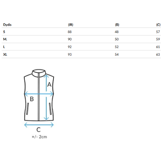Moteriška rusva liemenė su gobtuvu Warm