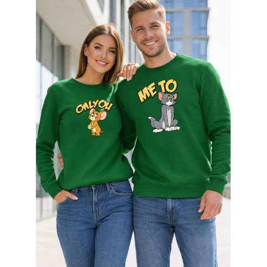 Žali džemperiai Only you-me to