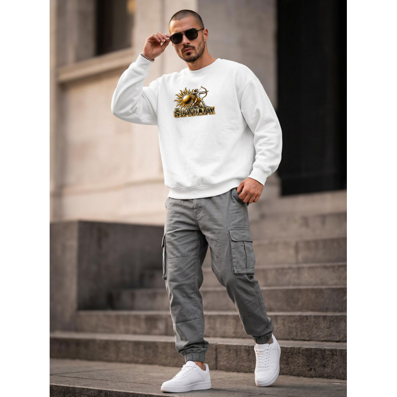 Meeste valge džemper Šiauliai