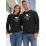 Black sweatshirt Just do it (white)
