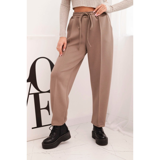 Moteriškos tamsiai mėlynos spalvos kelnės Ador