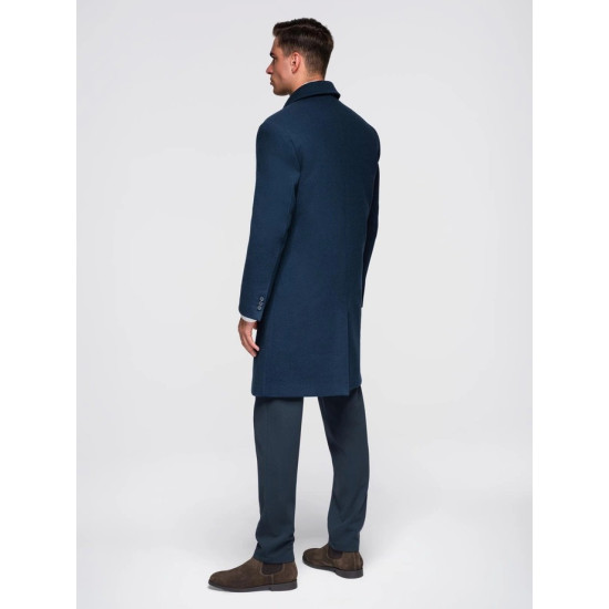 Vyriškas tamsiai mėlynas paltas Corpo