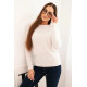 Moteriškas šviesiai rusvas megztinis Arol
