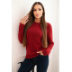 Moteriškas bordo megztinis Arol