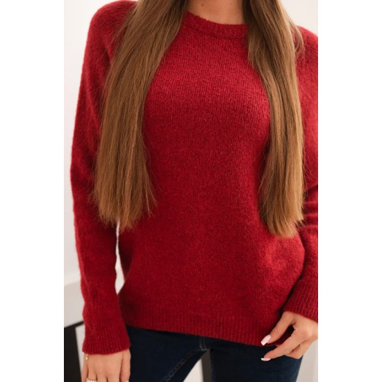 Moteriškas bordo megztinis Arol