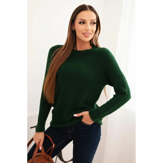 Moteriškas tamsiai žalias megztinis Arol