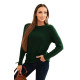 Moteriškas tamsiai žalias megztinis Arol