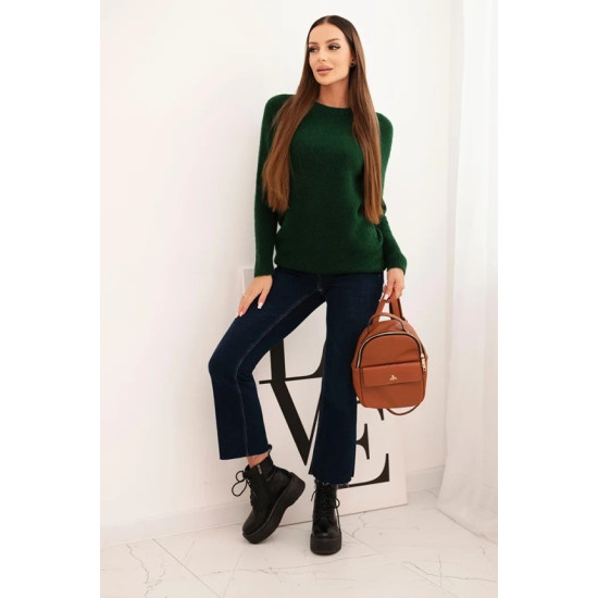 Moteriškas tamsiai žalias megztinis Arol