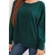 Moteriškas tamsiai žalias megztinis Star