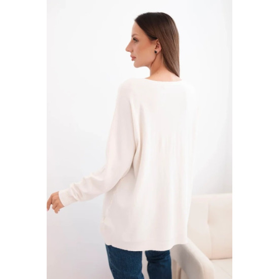 Moteriškas šviesiai rusvas megztinis Star