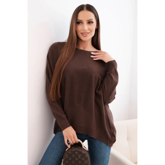 Moteriškas rudas megztinis Star