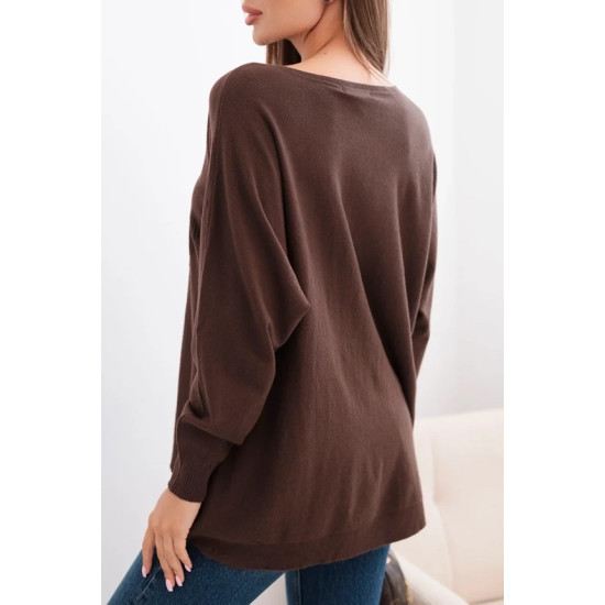 Moteriškas rudas megztinis Star