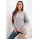 Moteriškas pilkas megztinis Star