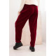 Moteriškos bordo spalvos kelnės Rica