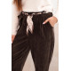 Moteriškos rudos spalvos kelnės Rica