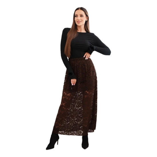 Moteriškas rudos spalvos sijonas Silma