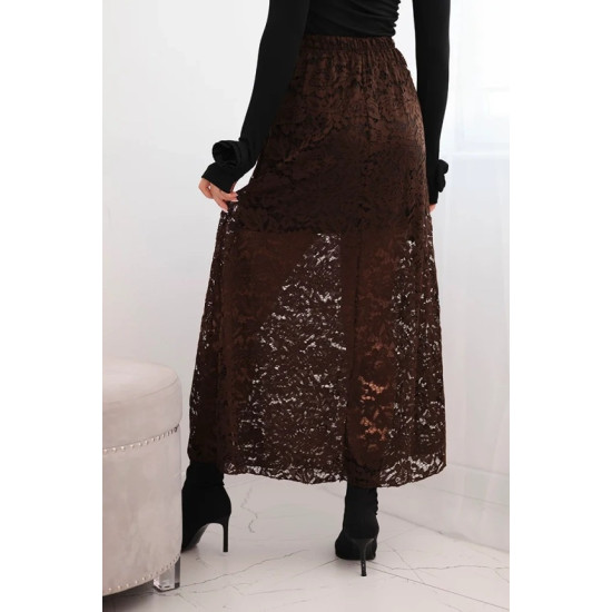 Moteriškas rudos spalvos sijonas Silma