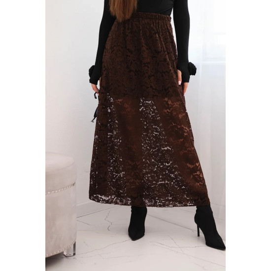 Moteriškas rudos spalvos sijonas Silma