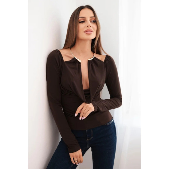 Moteriška ruda palaidinė