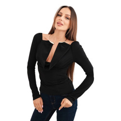 Moteriška juoda palaidinė 