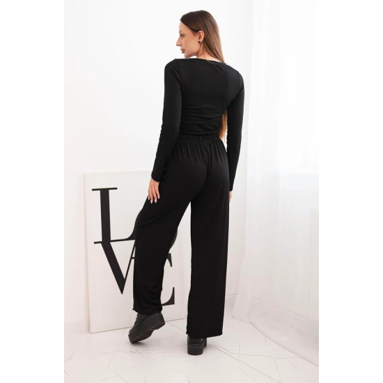 Moteriškas juodos spalvos komplektas Bert