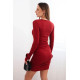 Moteriška bordo spalvos suknelė Anit