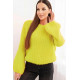Moteriškas geltonas megztinis Bali