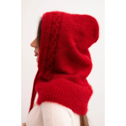 Damska czerwona czapka Berlin