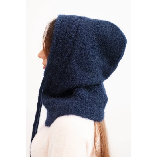 Moteriška tamsiai mėlyna kepurė Berlin