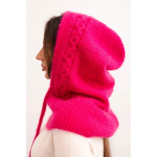 Moteriška ryškiai rožinė kepurė Berlin