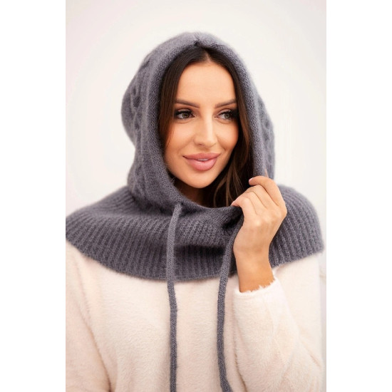 Moteriška tamsiai pilka kepurė Berlin