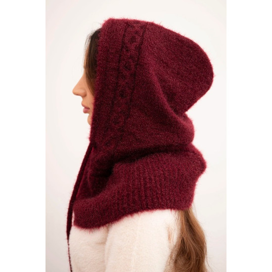 Moteriška bordo kepurė Berlin