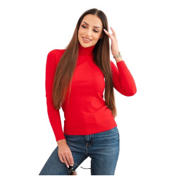 Moteriškas raudonas megztinis Cloud