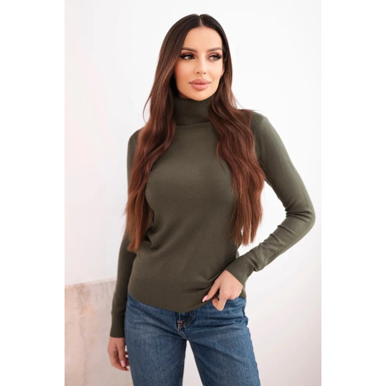 Moteriškas chaki megztinis Cloud