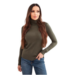 Moteriškas chaki megztinis Cloud