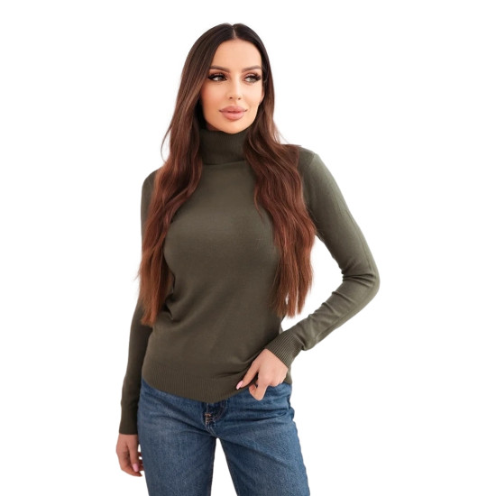 Moteriškas chaki megztinis Cloud