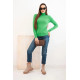 Moteriškas šviesiai žalias megztinis Cloud