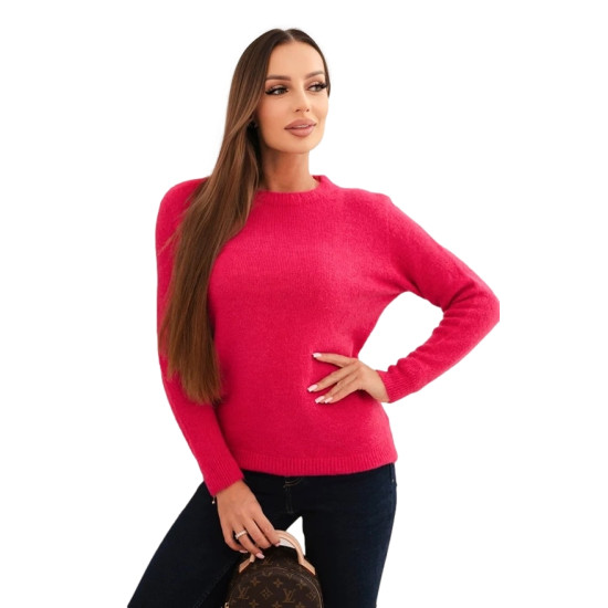 Moteriškas ryškiai rožinis megztinis Arol