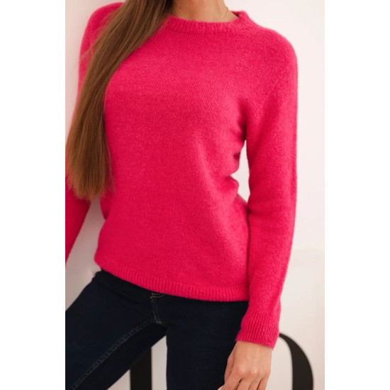 Moteriškas ryškiai rožinis megztinis Arol