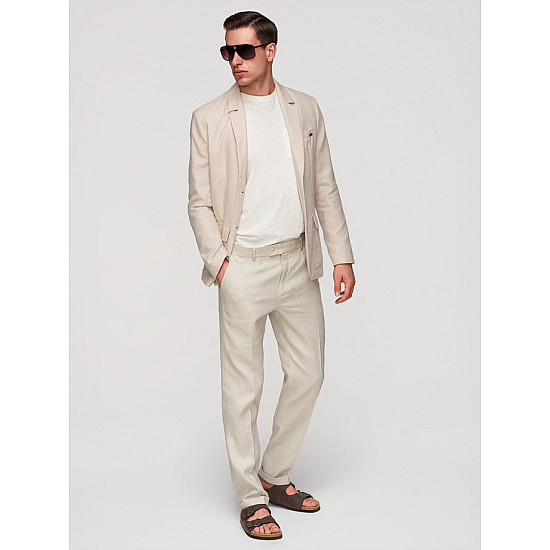 Men's tan jacket, Regular fit