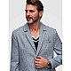 Vyriškas šviesiai mėlynas švarkas Regular