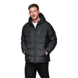 Vyriška juoda žieminė striukė Elan