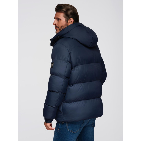 Vyriška tamsiai mėlyna žieminė striukė Pablo